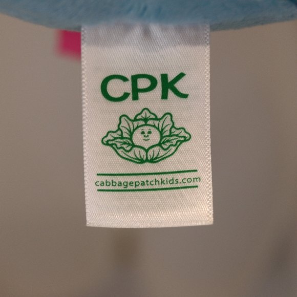 Cabbage Patch Little Cutie Unicorn Blue With Gold Feet Plush Doll - Picture 6 of 7